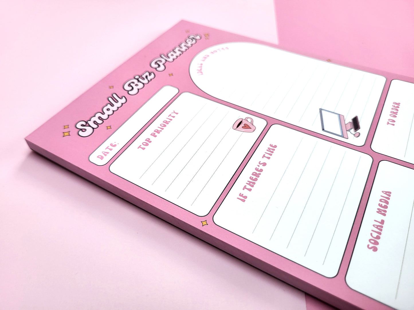 PINK SMALL BIZ PLANNER