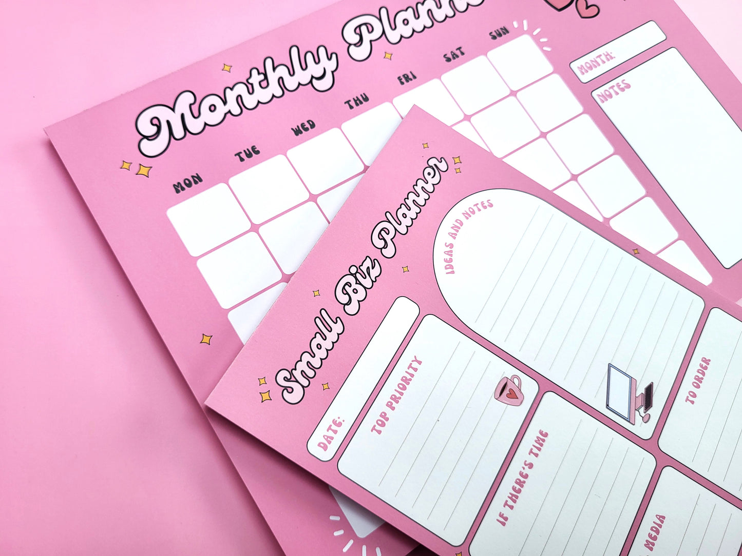 PINK SMALL BIZ PLANNER