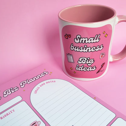 PINK SMALL BIZ PLANNER