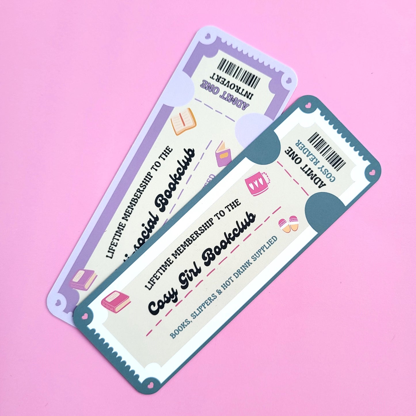 COSY GIRL BOOKCLUB BOOKMARK