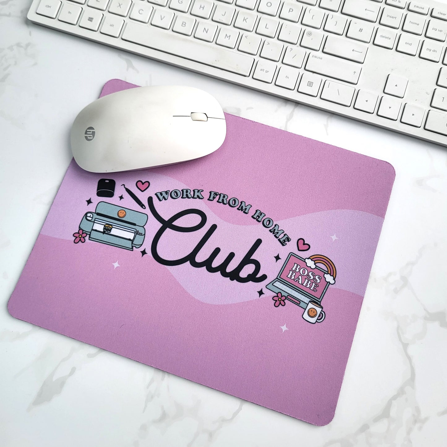 WORK FROM HOME MOUSE PAD