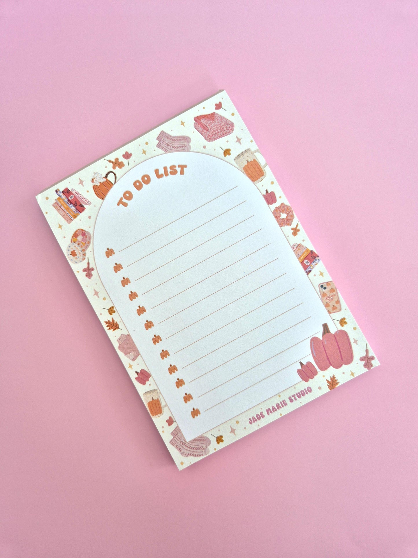 PUMPKIN SPICE NOTEPAD