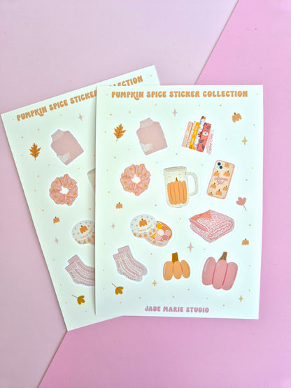 PUMPKIN SPICE PLANNER STICKER SHEETS