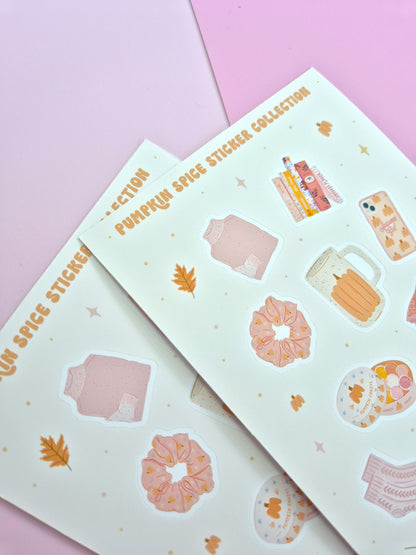 PUMPKIN SPICE PLANNER STICKER SHEETS