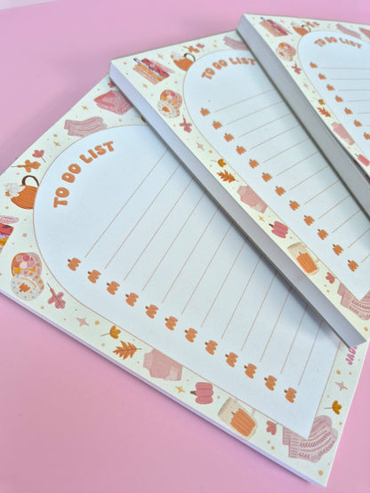 PUMPKIN SPICE NOTEPAD